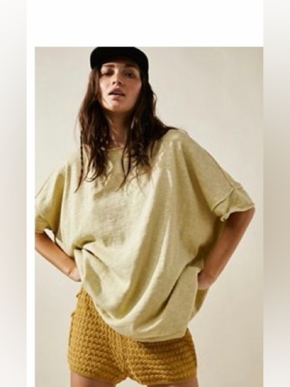 Free People Winnie Sweater Tee